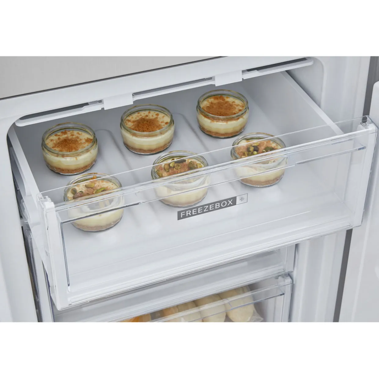Freestanding 60cm Fridge Freezer with Stop Frost