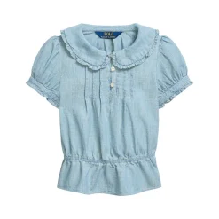 Frill Peplum Polo Shirt 4-6 Years