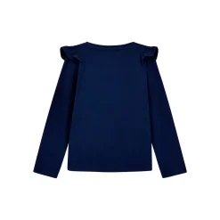 Frilled Trim Logo Top