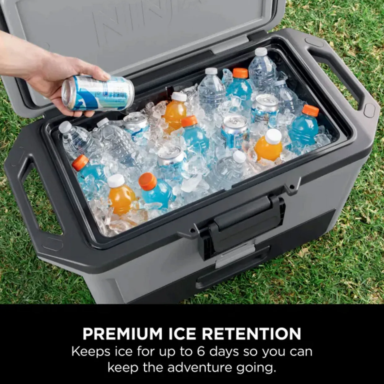 FrostVault 47L Hard Cooler, Slate Grey