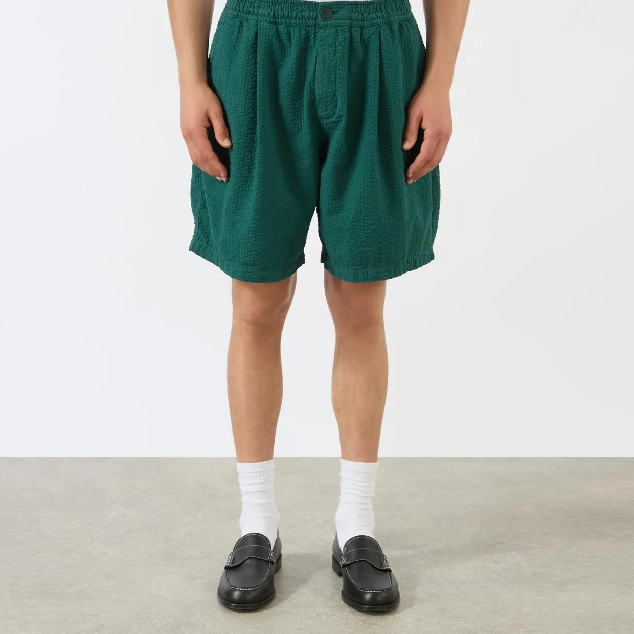 Fuller Mid-Rise Wide Leg Shorts