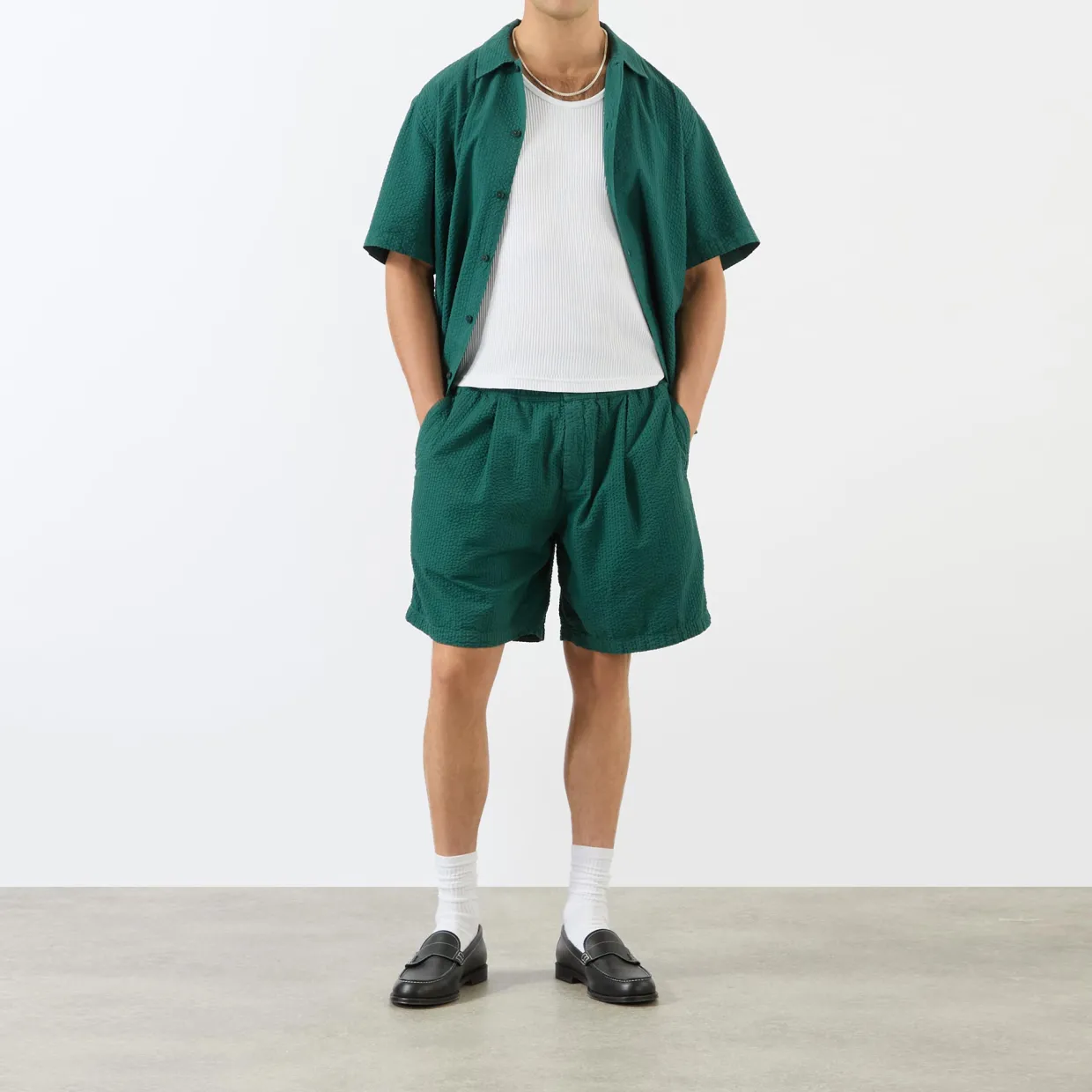 Fuller Mid-Rise Wide Leg Shorts