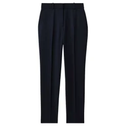 Gabi Mid-Rise Straight Leg Trousers