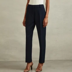 Gabi Mid-Rise Straight Leg Trousers