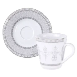 Gabrielle Espresso Cup with Saucer Two-Piece Set