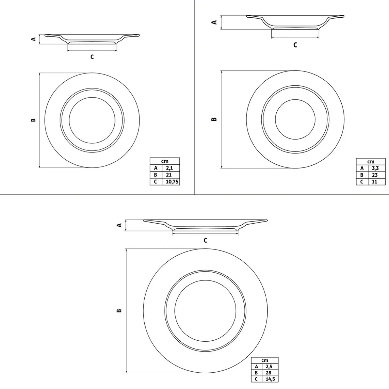 Gabrielle 18-Piece Plate Set