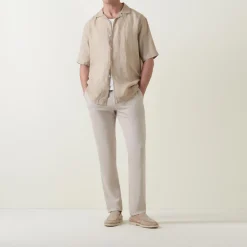 Garment-Dyed Linen Shirt