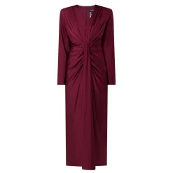 Gathered Draped Fitted Dress