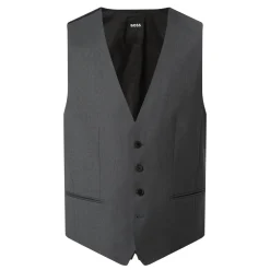Genius Slim Fit Wool Waistcoat