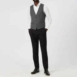 Genius Slim Fit Wool Waistcoat