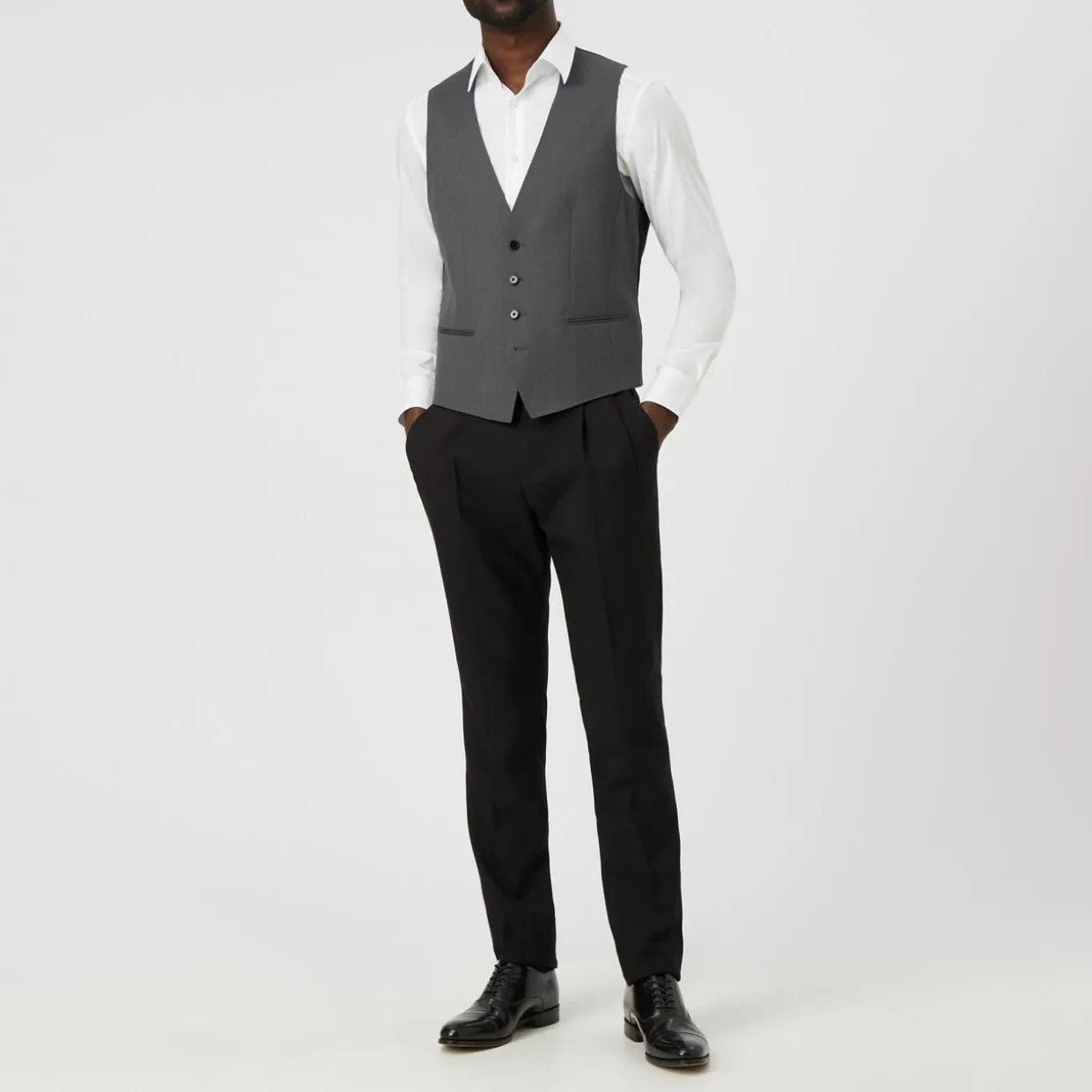 Genius Slim Fit Wool Waistcoat