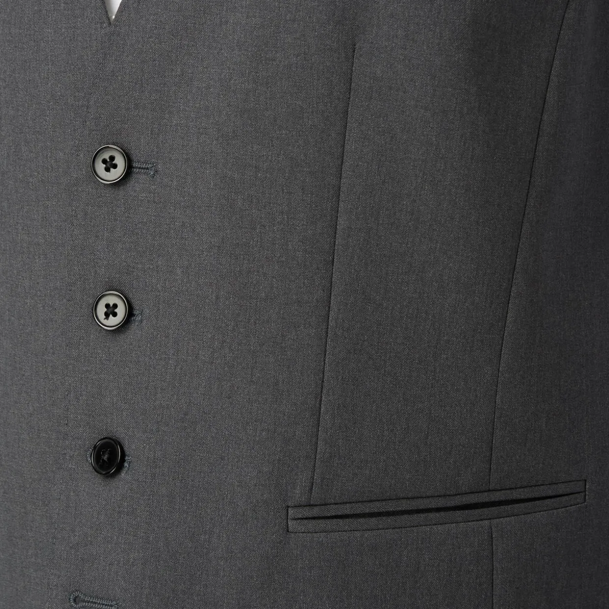 Genius Slim Fit Wool Waistcoat