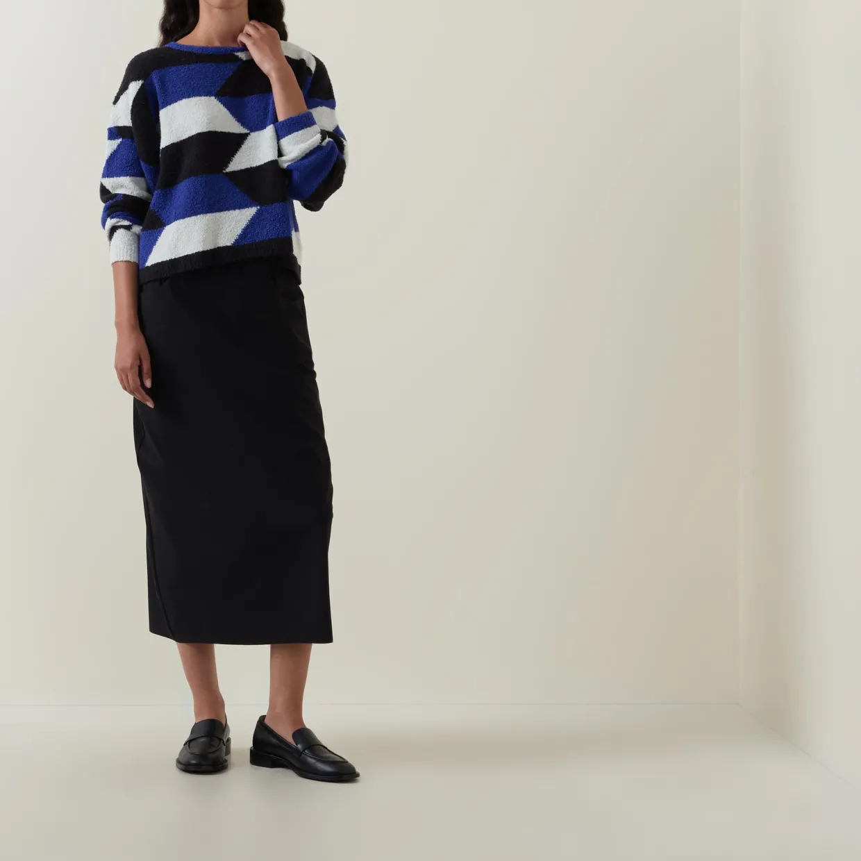 Geometric Knitted Sweater