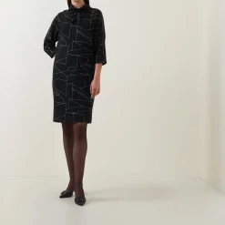 Geometric Print Dress