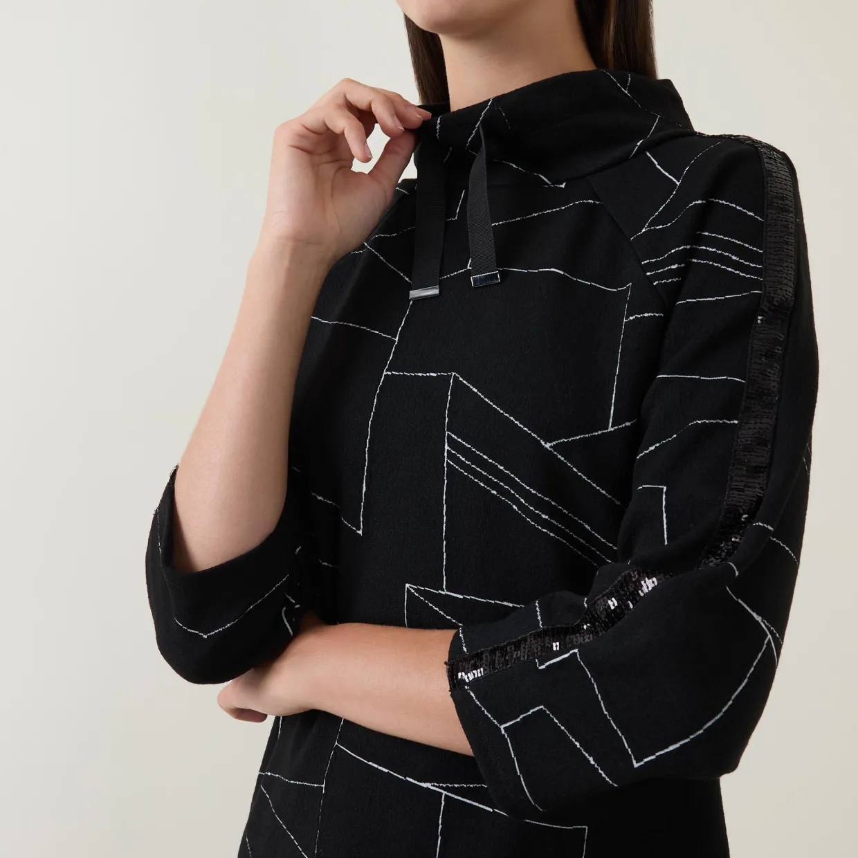 Geometric Print Dress