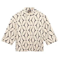 Geometric Print Resort Shirt