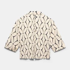 Geometric Print Resort Shirt