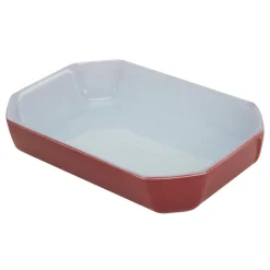 Geometric Rectangular Pyrex Roaster 32cm