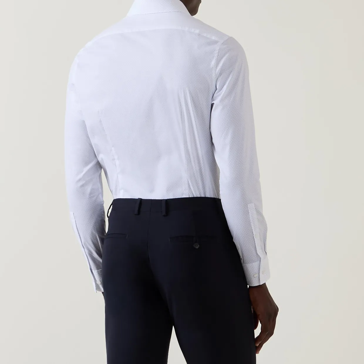 Geometric Single Cuff Formal Shirt