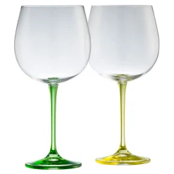 Gin & Tonic Set of Two Glasses - Lemon & Lime