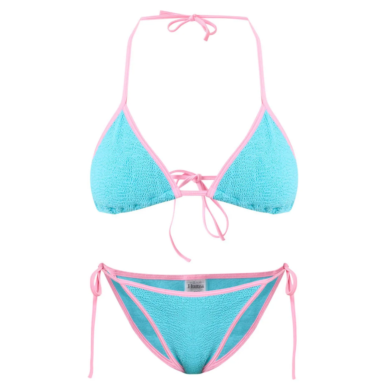 Gina Contrast Triangle Two-Piece Bikini Set