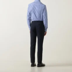 Gingham Check Single-Cuff Shirt