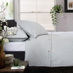 Gingham Duvet Set Green