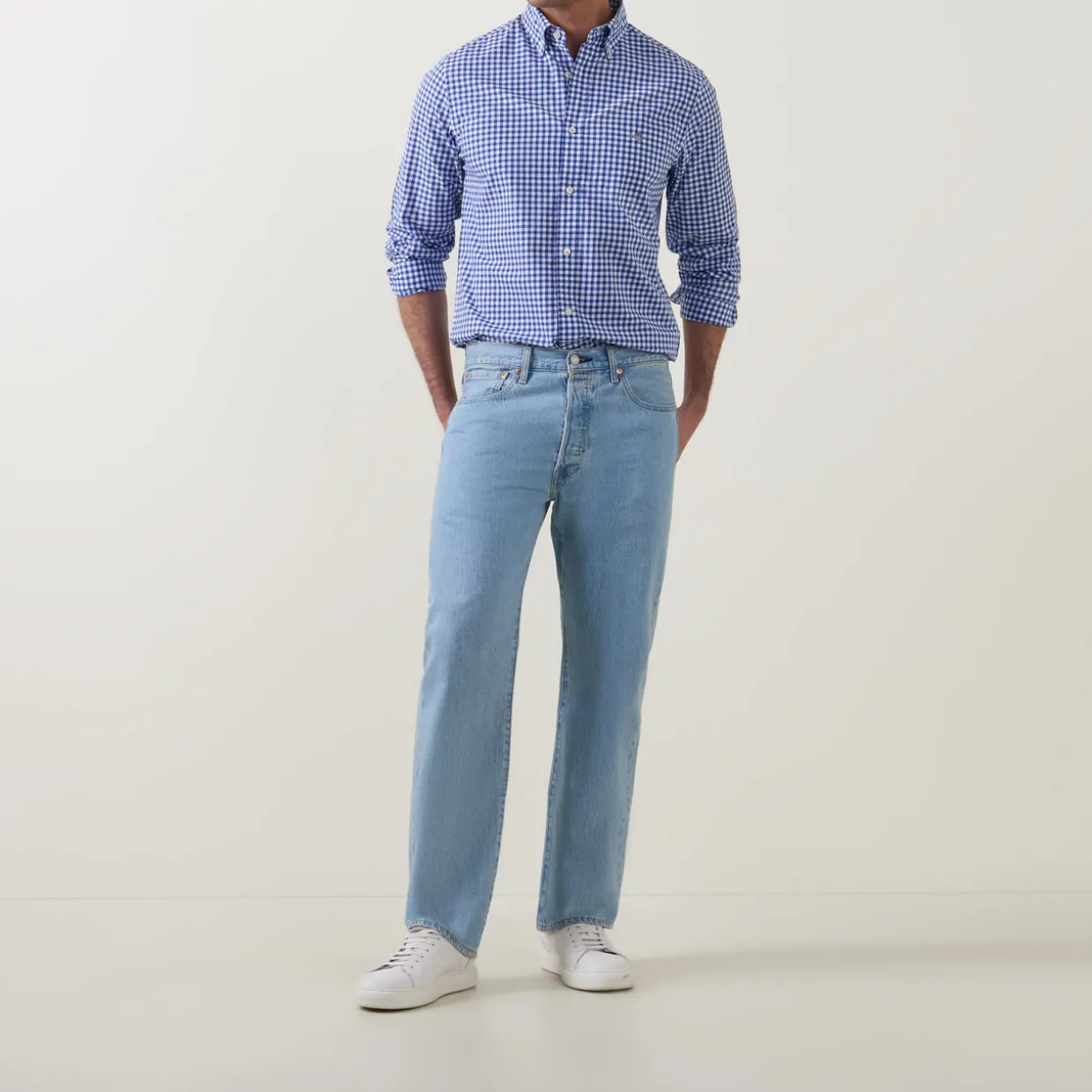 Gingham Poplin Shirt