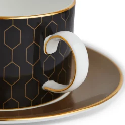 Gio Gold Teacup & Saucer Set