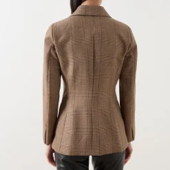 Glauco Check Single-Breasted Blazer