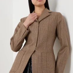 Glauco Check Single-Breasted Blazer