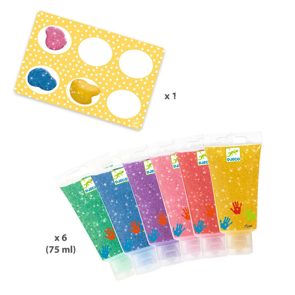 Glitter Finger Painting Kit