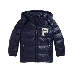Glossed Hooded Down Puffer Jacket 3-7 Years