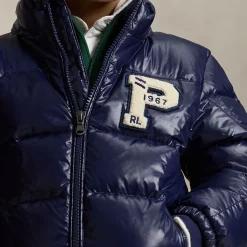 Glossed Hooded Down Puffer Jacket 3-7 Years