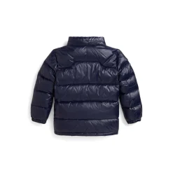 Glossed Hooded Down Puffer Jacket 3-7 Years