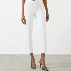 Good Raw Hem High-Rise Straight Leg Jeans