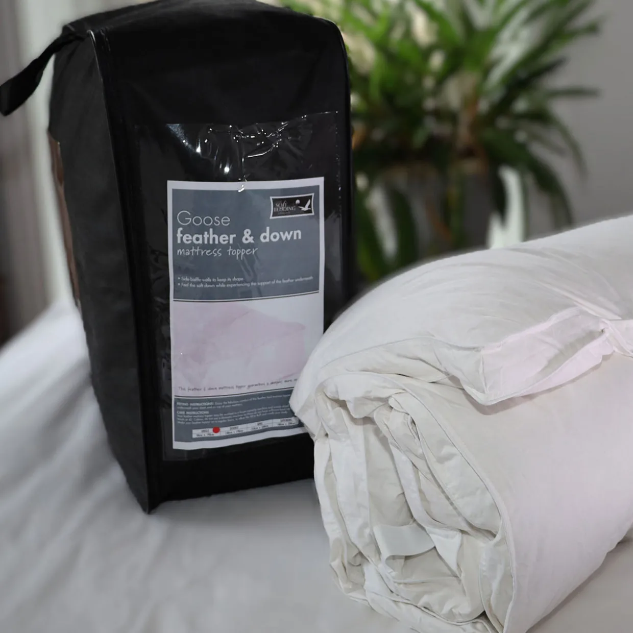 Goose Feather & Down Mattress Topper 7.5cm
