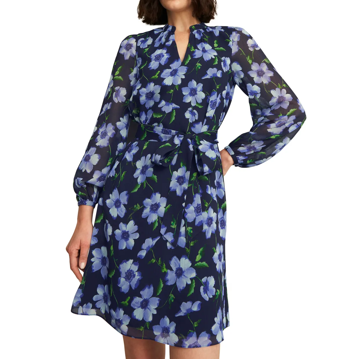 Gracie Floral Flared Dress