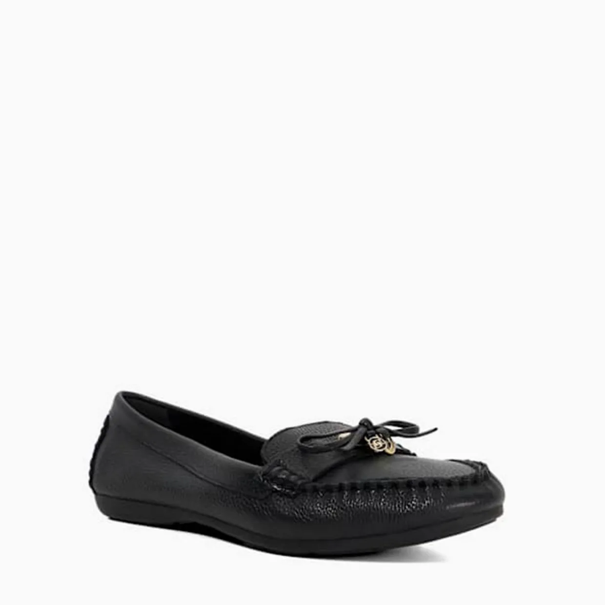Grovers Wide-Fit Leather Moccasins