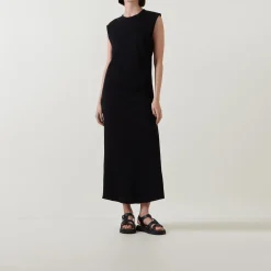 Haley Side Slit Flared Dress