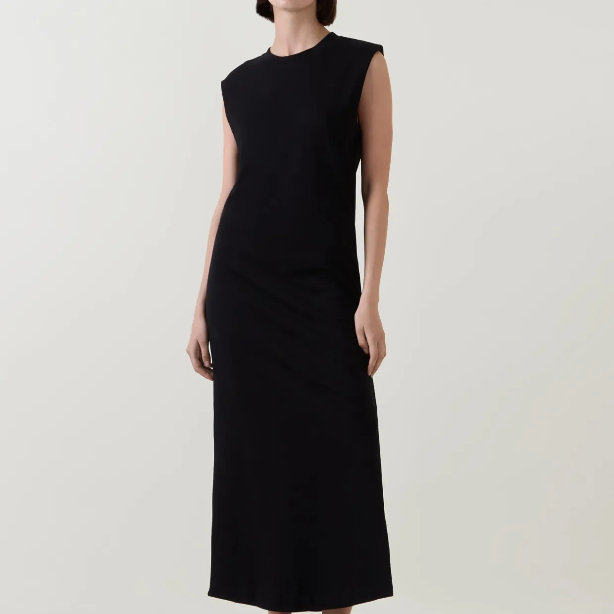 Haley Side Slit Flared Dress