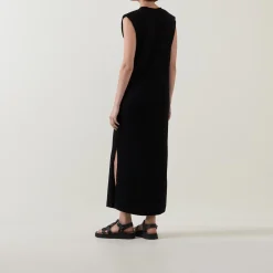 Haley Side Slit Flared Dress