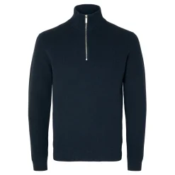 Half-Zip Knitted Sweater