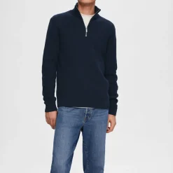 Half-Zip Knitted Sweater