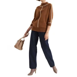 Hallie Tipped Sweater