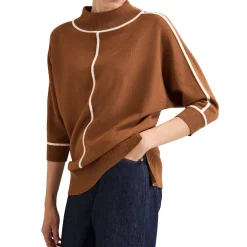 Hallie Tipped Sweater