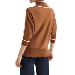 Hallie Tipped Sweater