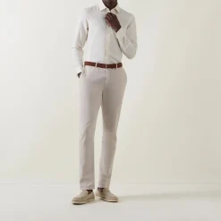 Hank Contrast Trim Single Cuff Shirt