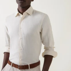 Hank Contrast Trim Single Cuff Shirt