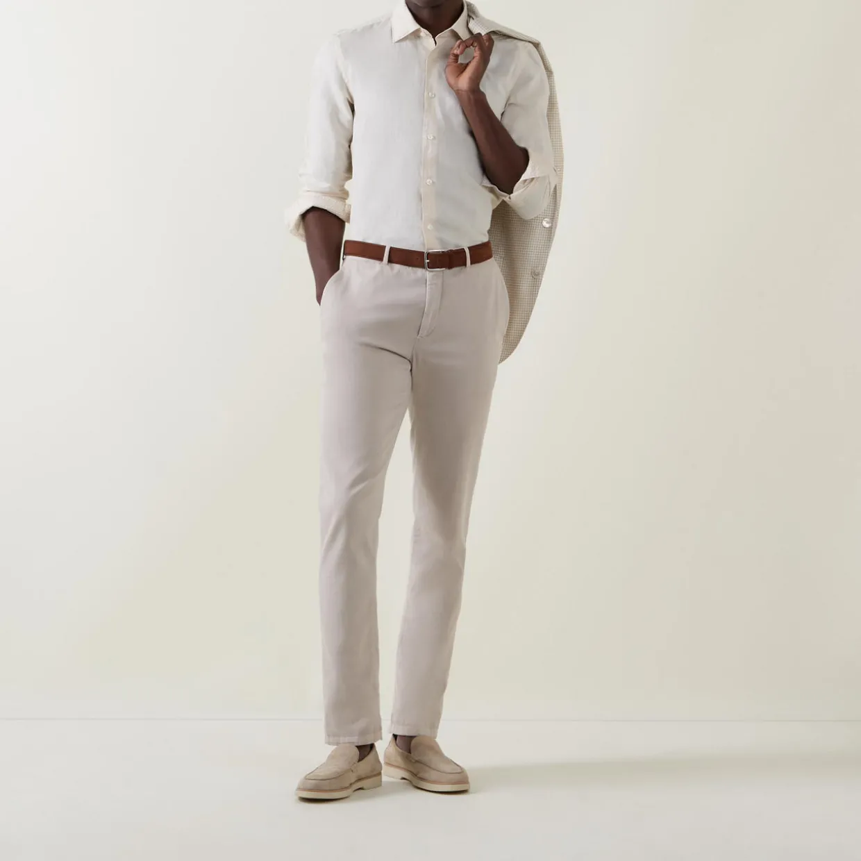 Hank Contrast Trim Single Cuff Shirt